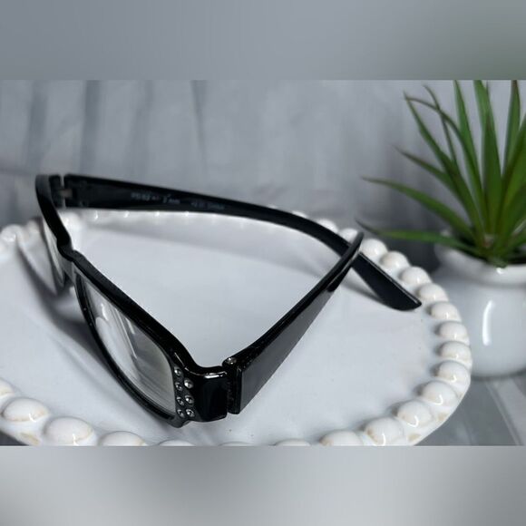 Glamour Reading Glasses with Sparkles +2.00 Includes Blue Carry Case EPC - Picture 2 of 11